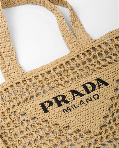 fake prada crochet bag